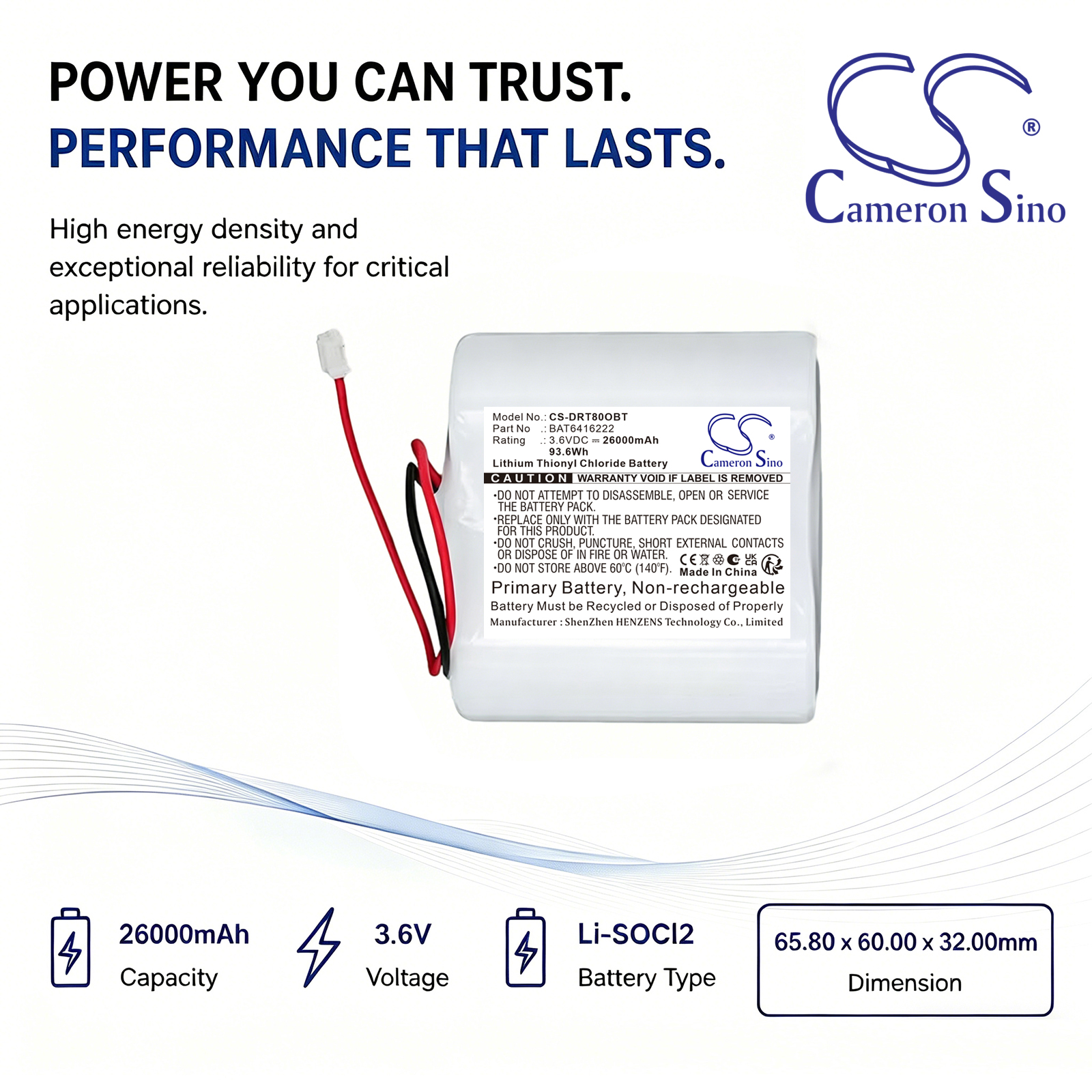 26000mAh Battery for Delta Dore BP CS 8000 Tyxal+, Bat CS 8000-SI-SEFIO3 Tyxal+, BAT6416222