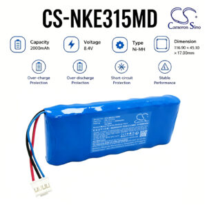 2000mAh Replacement Battery for Nihon Kohden SB-301DC, ECG-3150 Cardiofax C