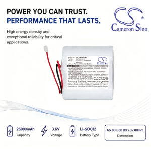26000mAh Battery for Delta Dore BP CS 8000 Tyxal+, Bat CS 8000-SI-SEFIO3 Tyxal+, BAT6416222