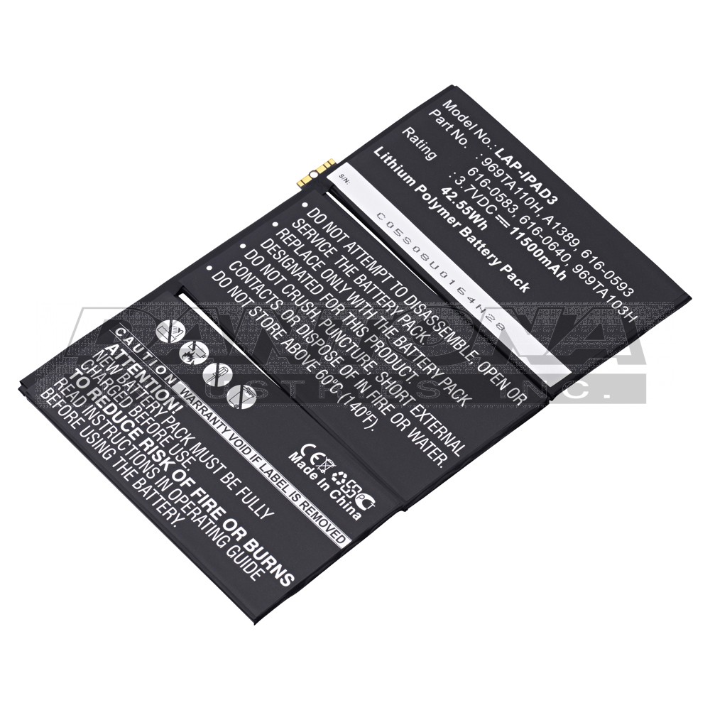 LAP-IPAD3 - Dantona Batteries