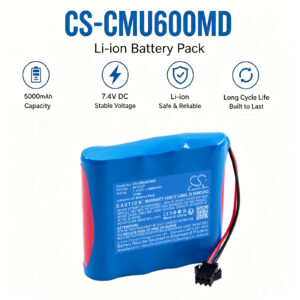 5000mAh Replacement Battery for  CONTEC Ultrasound scanner System CMS600P2, Patient Monitor CMS800, Patient Monitor CMS900, CMS900 Patient Monitor, CMS800 Patient Monitor, CMS-60C Handheld Pulse Oximeter