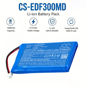1600mAh Replacement Battery for EDAN FTS-3 Fetal Telemetry, FTS-6 Fetal Telemetry
