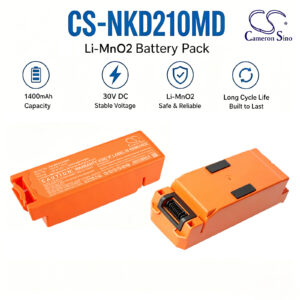 1400mAh Battery for Nihon Kohden Defibrillator Cardiolife AED2100, AED-2100K, NKPB-1430K, SB-210VK