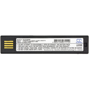 2000mAh Replacement Battery for Honeywell 1202g, 1452G, 1472G, 1911i, 1952HHD, 1T72466, 50121527-002