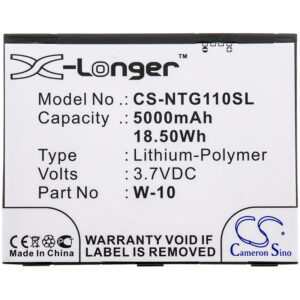 5000 mAh for Netgear 308-10019-01,W-10