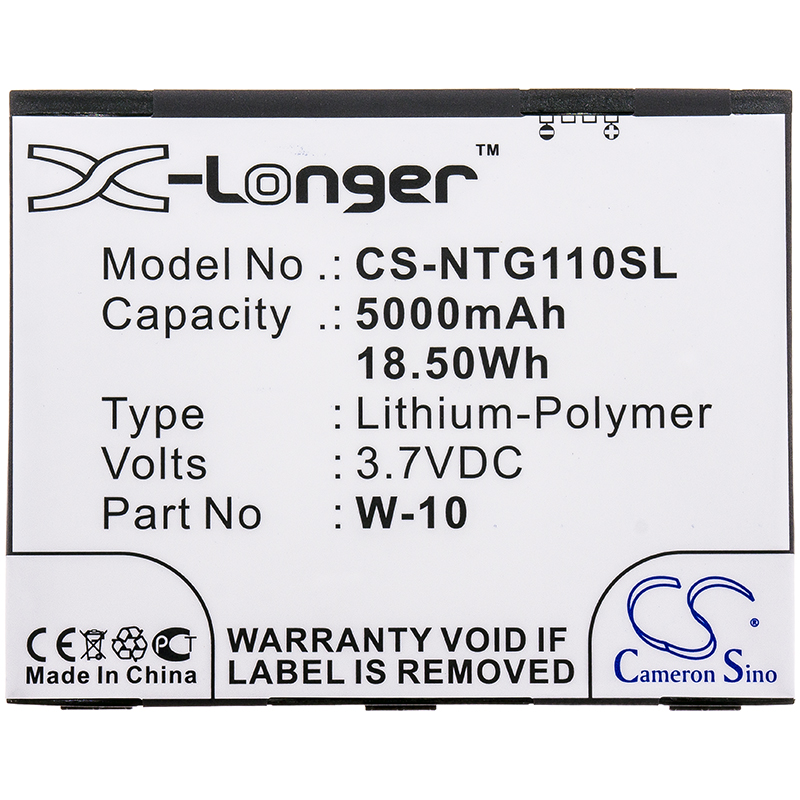 5000 mAh for Netgear 308-10019-01,W-10