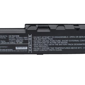 6600 mAh for Toshiba PA3383,PA3383U,PA3383U-1BAS,PA3383U-1BRS
