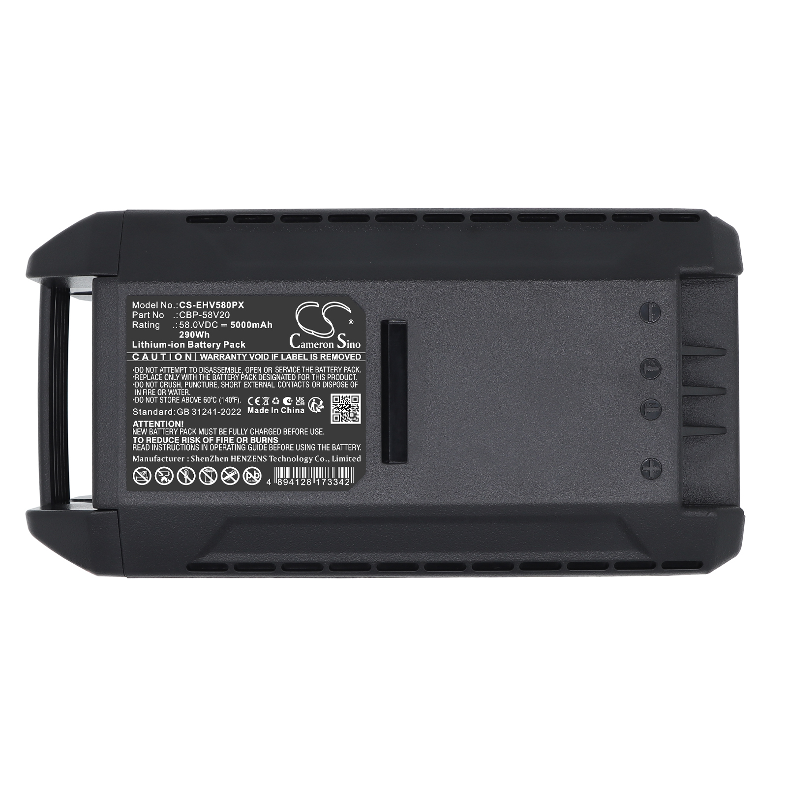 5.0Ah Replacement Batery for Echo 58V Battery CBP-58V20 CBP-58V40, Compatible with Echo 58V Cordless Tools CDST-58V CHT-58V CPLB-58V CPLB-58VVN CBL-58V CHT-58V CCS-58V