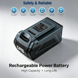 4000mAh Replacement Battery for Wild Badger Power WB40V2.0AHB 40 Volt 4.0Ah Lithium-Ion Battery, Blue-Reliable Power for 40V Tools, Compatible with Trimmers, Blowers, Mowers & More