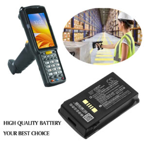 Replacement Battery for Zebra BT-000338, MC330, MC3300, MC330M, MC330K, Lithium-ion 5200mAh