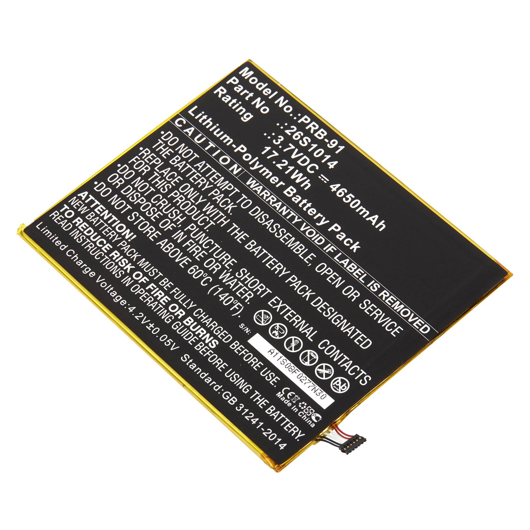 PRB-91 - Dantona Batteries